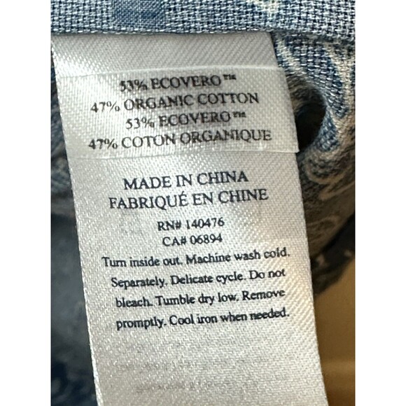 Faherty X B. Yellowtail Cameo Cove Sz XL Tunic Dress - Picture 5 of 6